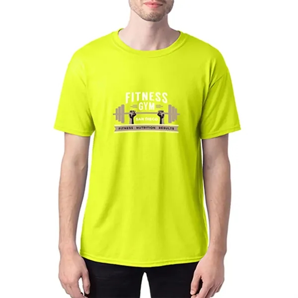 Hanes heavyweight pre-shrunk t-shirt (5.5 oz.) made from a blend of... from ASI 39552 BEL Promo