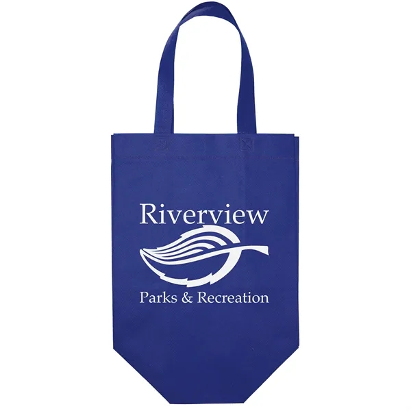 Non-Woven Polypropylene Tote with eco-friendly messages on the gussets.... from ASI 37940 Bag Makers Inc