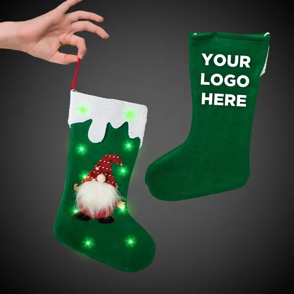 Christmas stocking with LED lights.... from ASI 42016 Brighter Promotions Inc / Chemical Light™