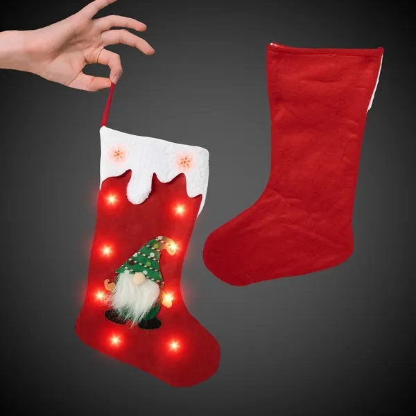 Christmas stocking with LED lights.... from ASI 42016 Brighter Promotions Inc / Chemical Light™
