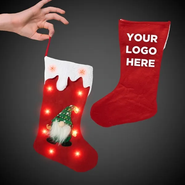 Christmas stocking with LED lights.... from ASI 42016 Brighter Promotions Inc / Chemical Light™