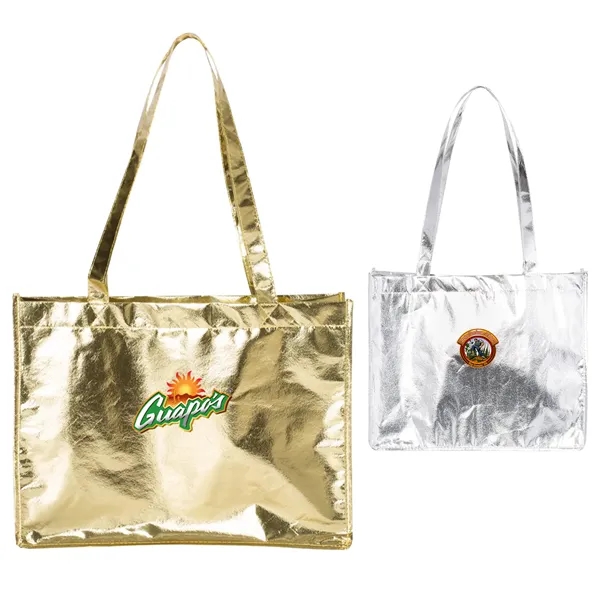 Full Color Metallic Large Tote... from ASI 30208 A P Specialties / AP Specialties