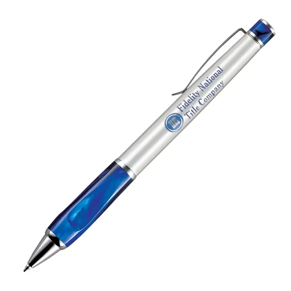 Twist action ballpoint pen with agate-look resin grip.... from ASI 68190 Lungsal / Lungsal