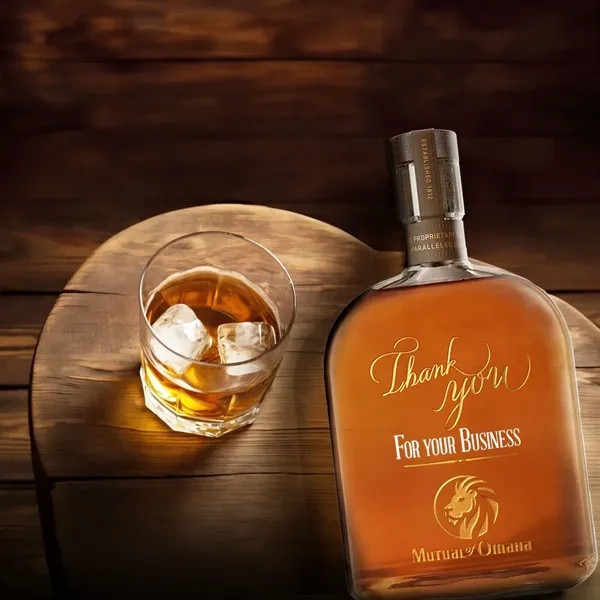 750-milliliter Woodford Reserve bourbon whiskey with imprint options.... from ASI 30223 A Plus Wine Designs