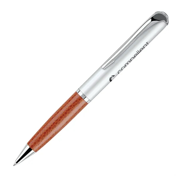 The Castor twist action brass ballpoint pen features an attractive leatherette... from ASI 68190 Lungsal / Lungsal