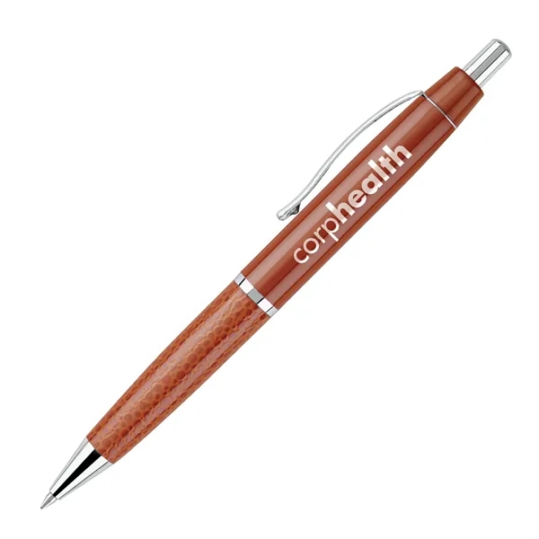 The Castor click action brass ballpoint pen features an attractive leatherette... from ASI 68190 Lungsal / Lungsal