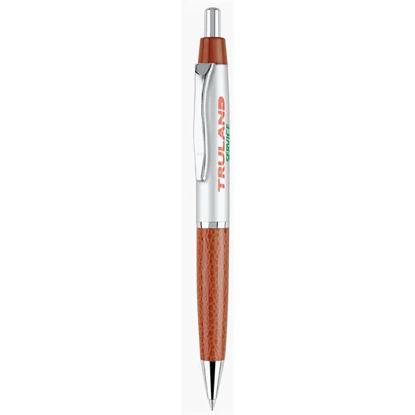 The Castor click action brass ballpoint pen features an attractive leatherette... from ASI 68190 Lungsal / Lungsal