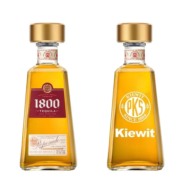 750-milliliter 1800 Reposado tequila bottle with imprint options.... from ASI 30223 A Plus Wine Designs
