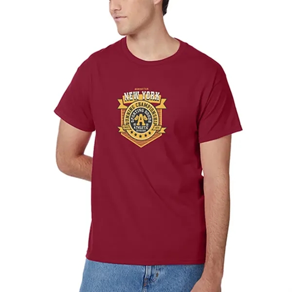 Unisex t-shirt (6.1 oz.) made from 100% cotton, with self-fabric neck... from ASI 39552 BEL Promo