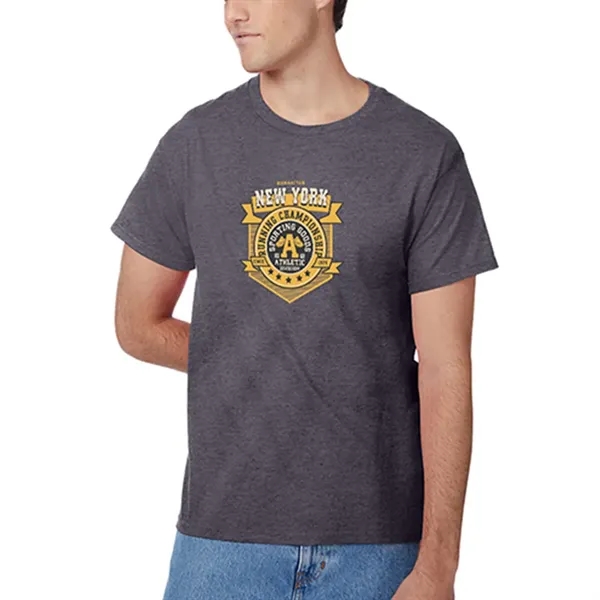 Unisex t-shirt (6.1 oz.) made from 100% cotton, with self-fabric neck... from ASI 39552 BEL Promo