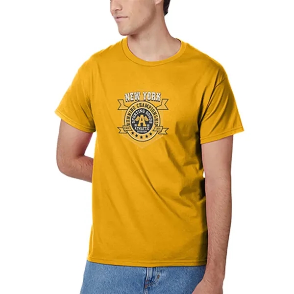 Unisex t-shirt (6.1 oz.) made from 100% cotton, with self-fabric neck... from ASI 39552 BEL Promo