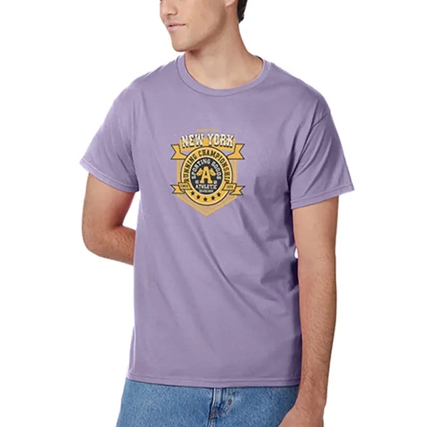Unisex t-shirt (6.1 oz.) made from 100% cotton, with self-fabric neck... from ASI 39552 BEL Promo