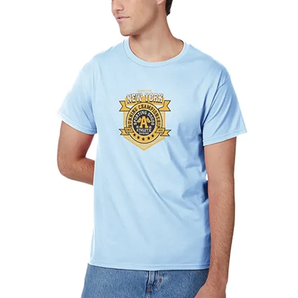 Unisex t-shirt (6.1 oz.) made from 100% cotton, with self-fabric neck... from ASI 39552 BEL Promo