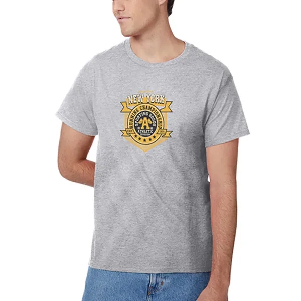 Unisex t-shirt (6.1 oz.) made from 100% cotton, with self-fabric neck... from ASI 39552 BEL Promo