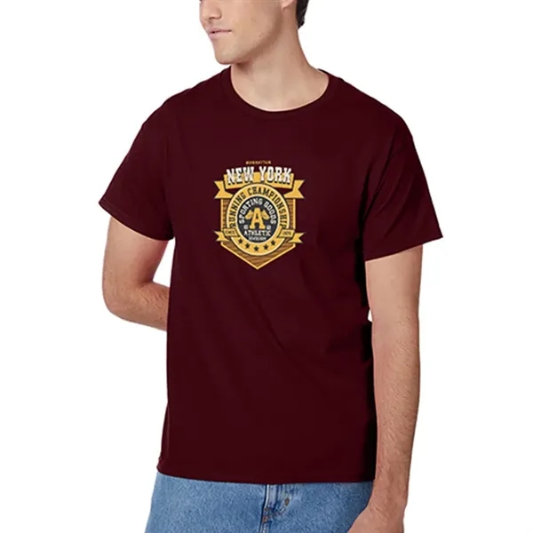 Unisex t-shirt (6.1 oz.) made from 100% cotton, with self-fabric neck... from ASI 39552 BEL Promo
