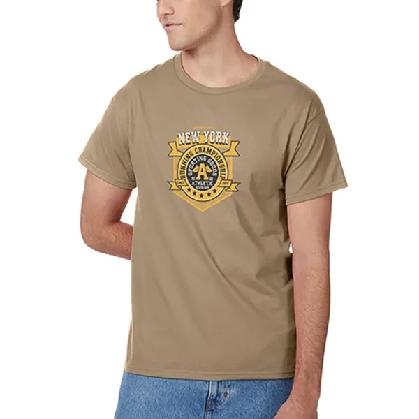 Unisex t-shirt (6.1 oz.) made from 100% cotton, with self-fabric neck... from ASI 39552 BEL Promo