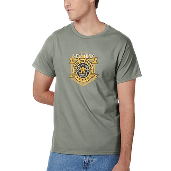 Unisex t-shirt (6.1 oz.) made from 100% cotton, with self-fabric neck... from ASI 39552 BEL Promo