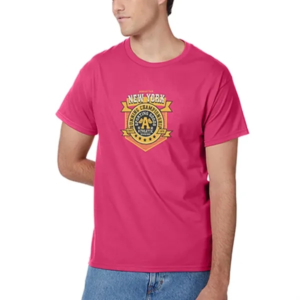 Unisex t-shirt (6.1 oz.) made from 100% cotton, with self-fabric neck... from ASI 39552 BEL Promo