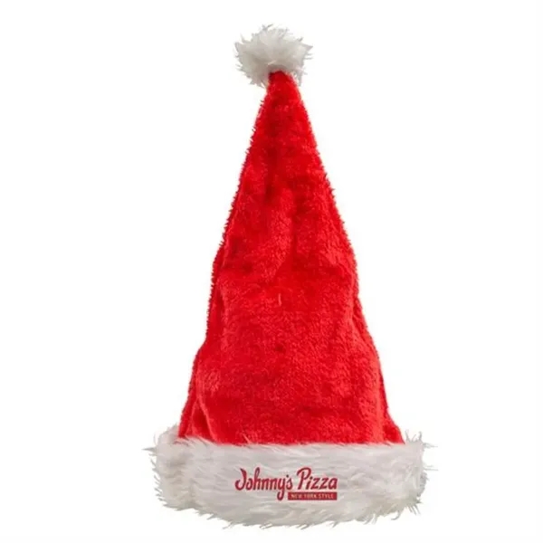 Plush Santa hat with felt trim and pom pom topper.... from ASI 90807 Tekweld
