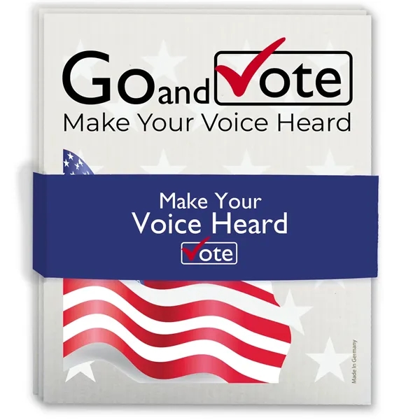 Set of three sustainable Swedish Dishcloths with a belly band around... from ASI 54040 Fey Promo