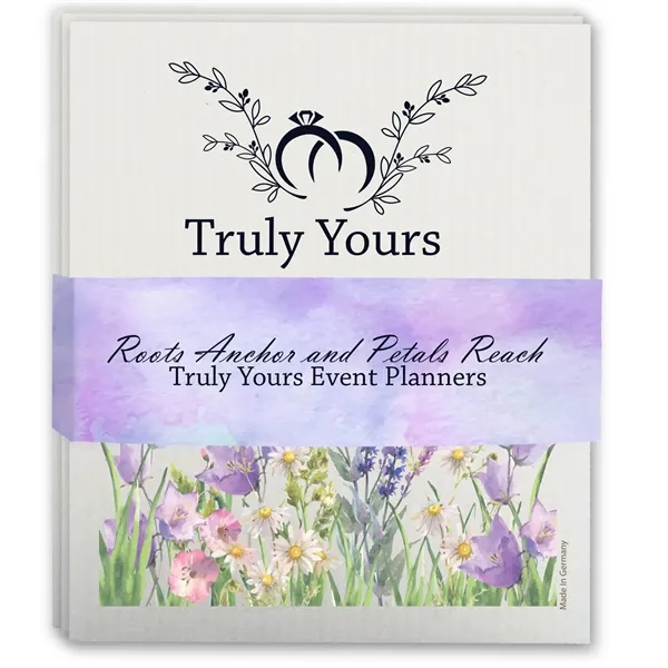 Set of three sustainable Swedish Dishcloths with a belly band around... from ASI 54040 Fey Promo