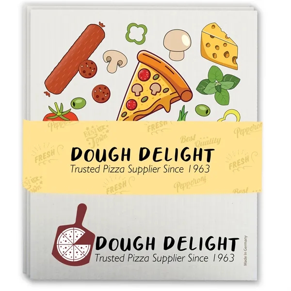 Set of three sustainable Swedish Dishcloths with a belly band around... from ASI 54040 Fey Promo