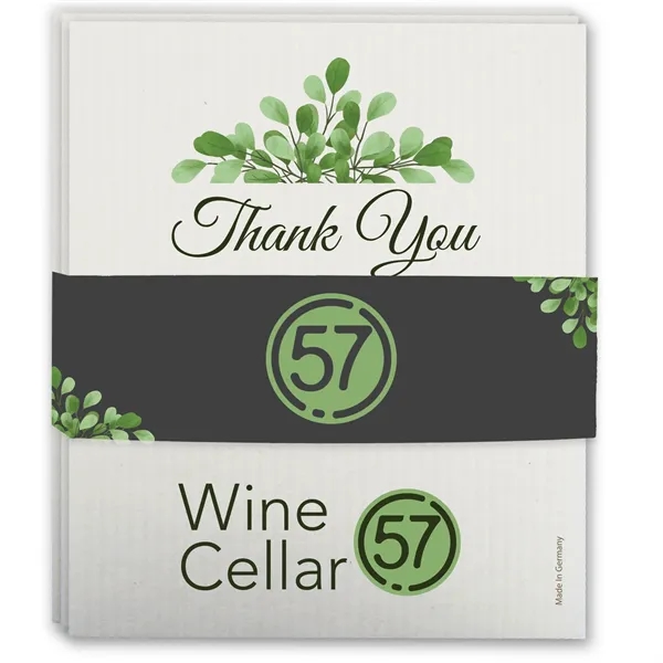 Set of three sustainable Swedish Dishcloths with a belly band around... from ASI 54040 Fey Promo