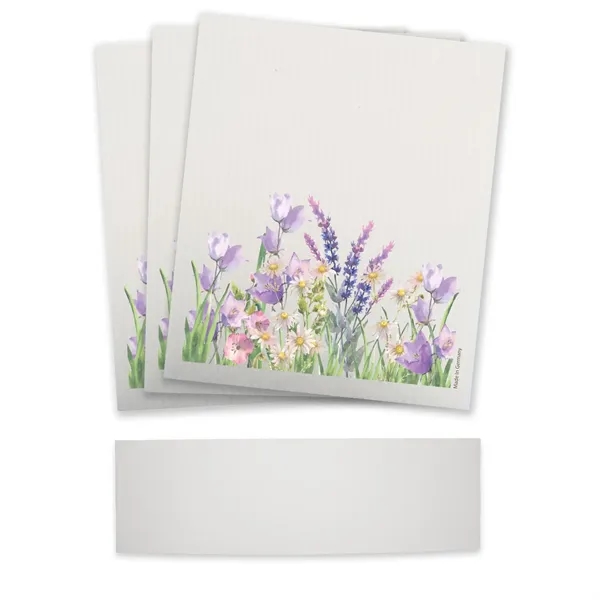 Set of three sustainable Swedish Dishcloths with a belly band around... from ASI 54040 Fey Promo