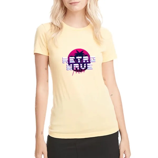 Next Level ladies' boyfriend T-shirt made of 100% combed cotton and... from ASI 39552 BEL Promo