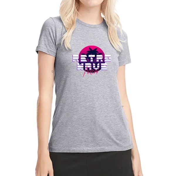 Next Level ladies' boyfriend T-shirt made of 100% combed cotton and... from ASI 39552 BEL Promo
