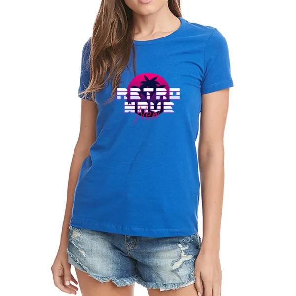 Next Level ladies' boyfriend T-shirt made of 100% combed cotton and... from ASI 39552 BEL Promo