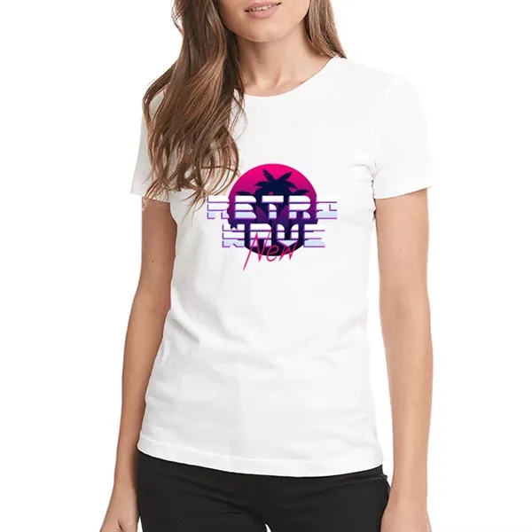 Next Level ladies' boyfriend T-shirt made of 100% combed cotton and... from ASI 39552 BEL Promo