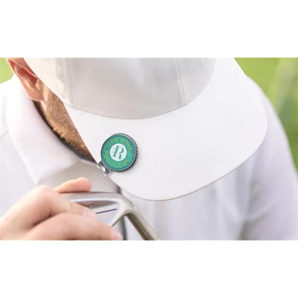 Custom Golf Ball Markers crafted from durable metal with PMS matched... from ASI 45657 Pop! Promos