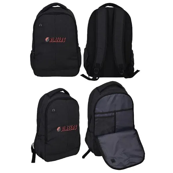 Laptop Backpack features 17" padded laptop compartment, multiple pockets for organization,... from ASI 99030 Zipline