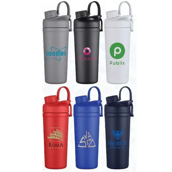 26 oz capacity bottle, double wall copper lined vacuum insulation, stainless... from ASI 99030 Zipline