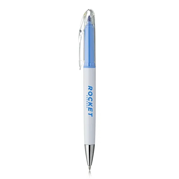 Click-action ballpoint pen with highlighter.... from ASI 39552 BEL Promo