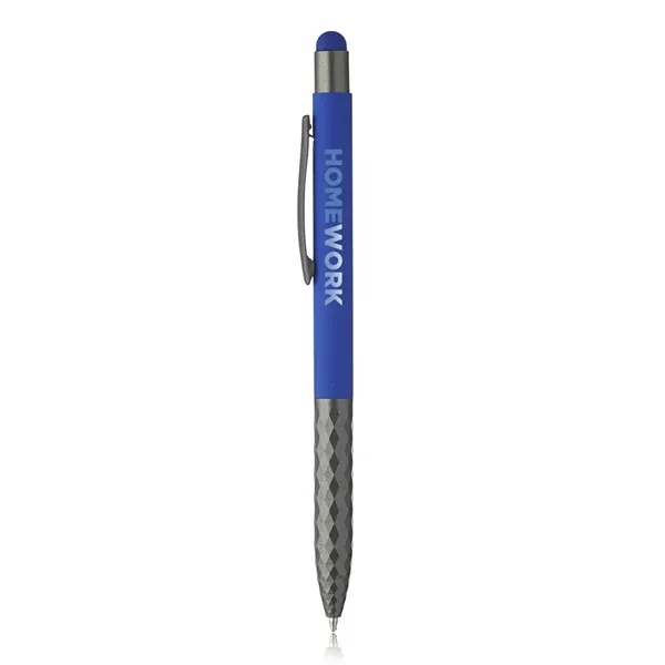 Aluminum ballpoint pen with stylus tip.... from ASI 39552 BEL Promo