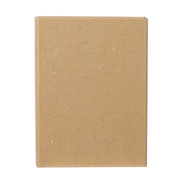 Kraft paper notebook with 70 sheet memo pad, pen, and small... from ASI 39552 BEL Promo