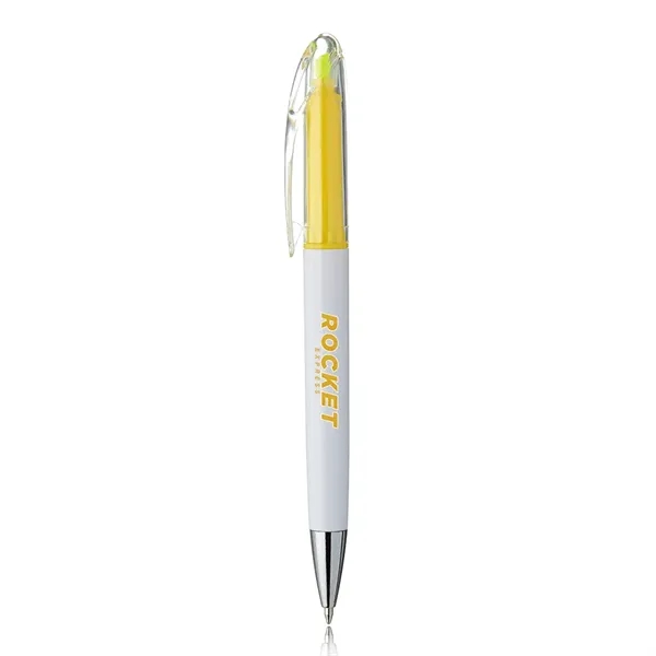 Click-action ballpoint pen with highlighter.... from ASI 39552 BEL Promo
