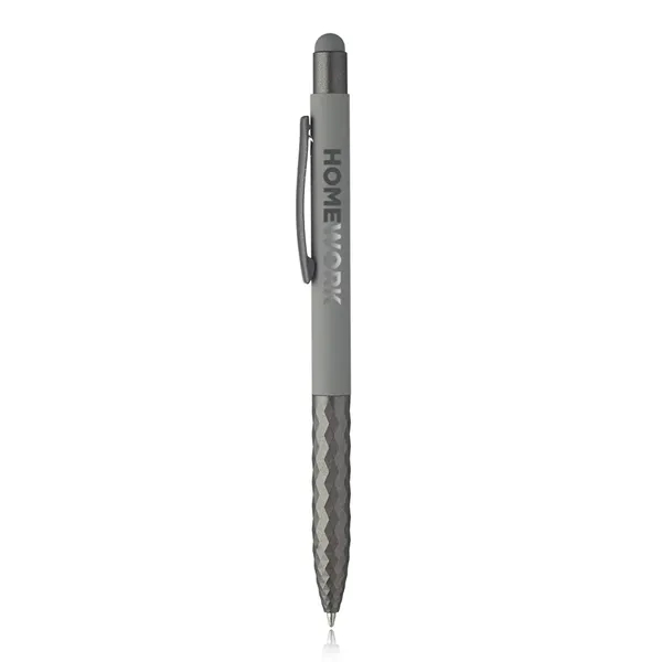 Aluminum ballpoint pen with stylus tip.... from ASI 39552 BEL Promo