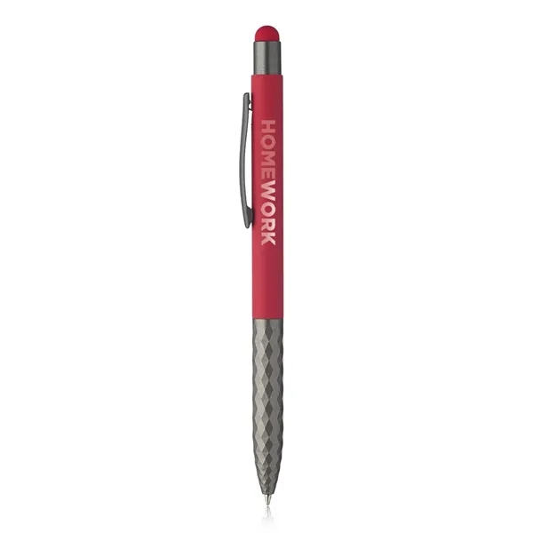 Aluminum ballpoint pen with stylus tip.... from ASI 39552 BEL Promo