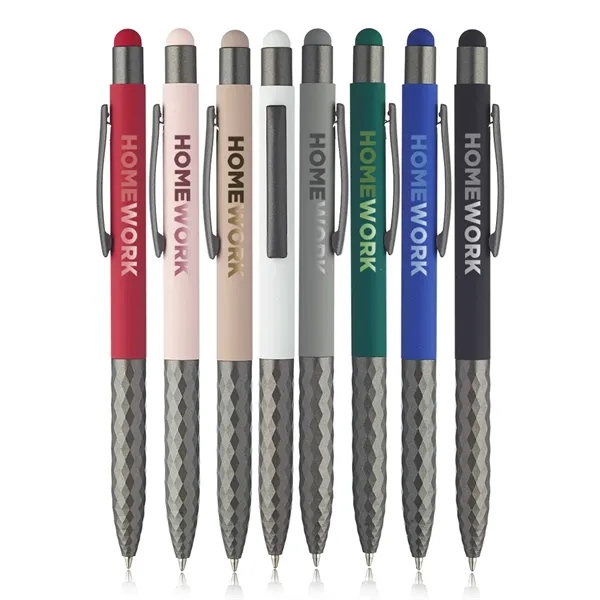 Aluminum ballpoint pen with stylus tip.... from ASI 39552 BEL Promo