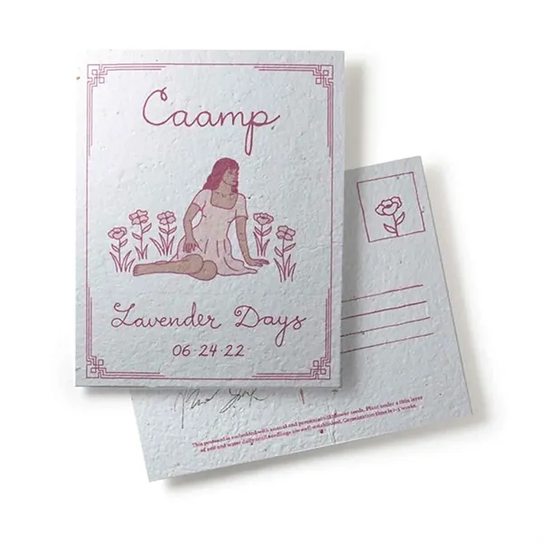 Mailing seed paper post card.... from ASI 40646 Bloomin Promotions / Bloomin' Promotions™