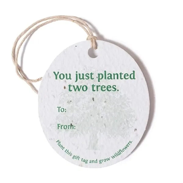 Custom product seed hang tag.... from ASI 40646 Bloomin Promotions / Bloomin' Promotions™