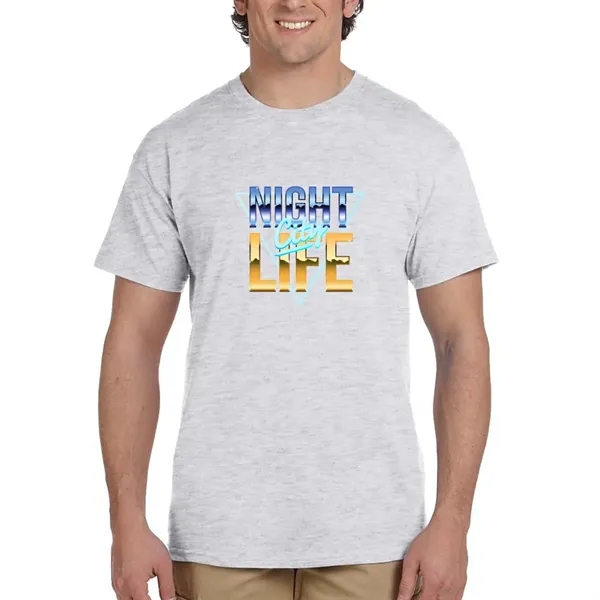 Unisex heavy cotton t-shirt with high-density fabric for exceptional print clarity.... from ASI 39552 BEL Promo