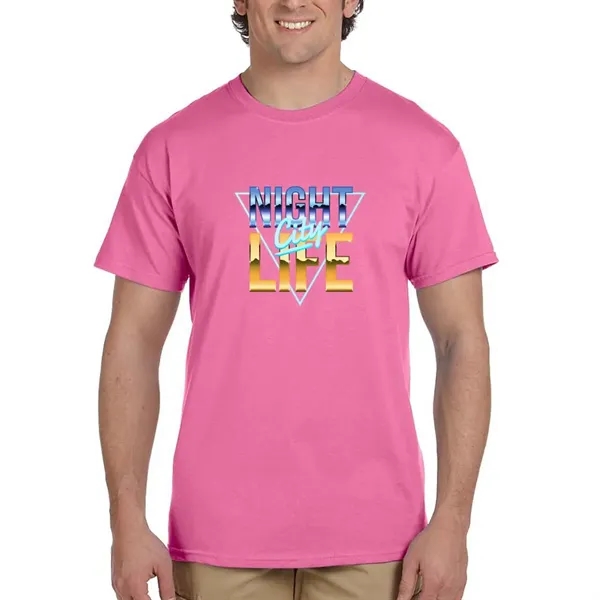 Unisex heavy cotton t-shirt with high-density fabric for exceptional print clarity.... from ASI 39552 BEL Promo