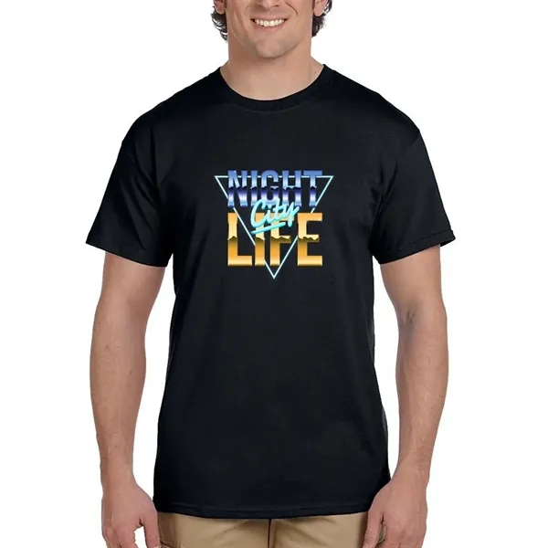 Unisex heavy cotton t-shirt with high-density fabric for exceptional print clarity.... from ASI 39552 BEL Promo