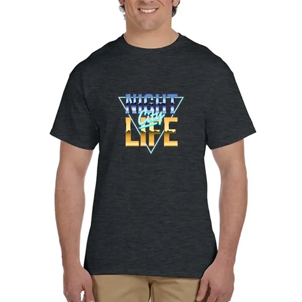 Unisex heavy cotton t-shirt with high-density fabric for exceptional print clarity.... from ASI 39552 BEL Promo