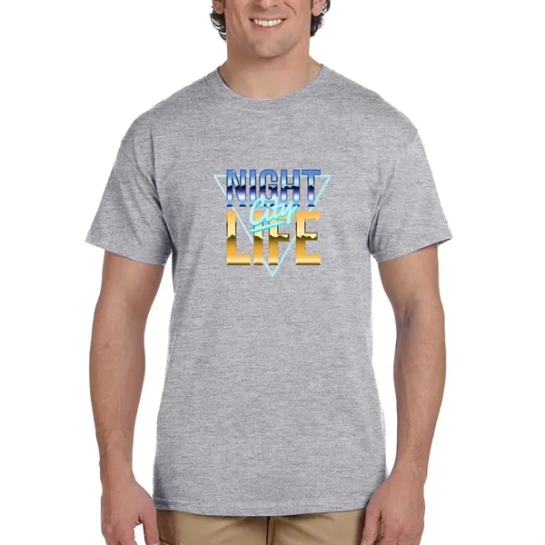 Unisex heavy cotton t-shirt with high-density fabric for exceptional print clarity.... from ASI 39552 BEL Promo