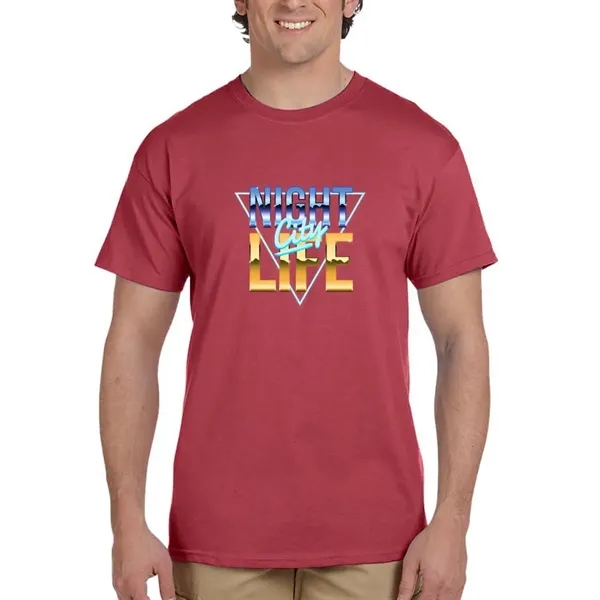 Unisex heavy cotton t-shirt with high-density fabric for exceptional print clarity.... from ASI 39552 BEL Promo